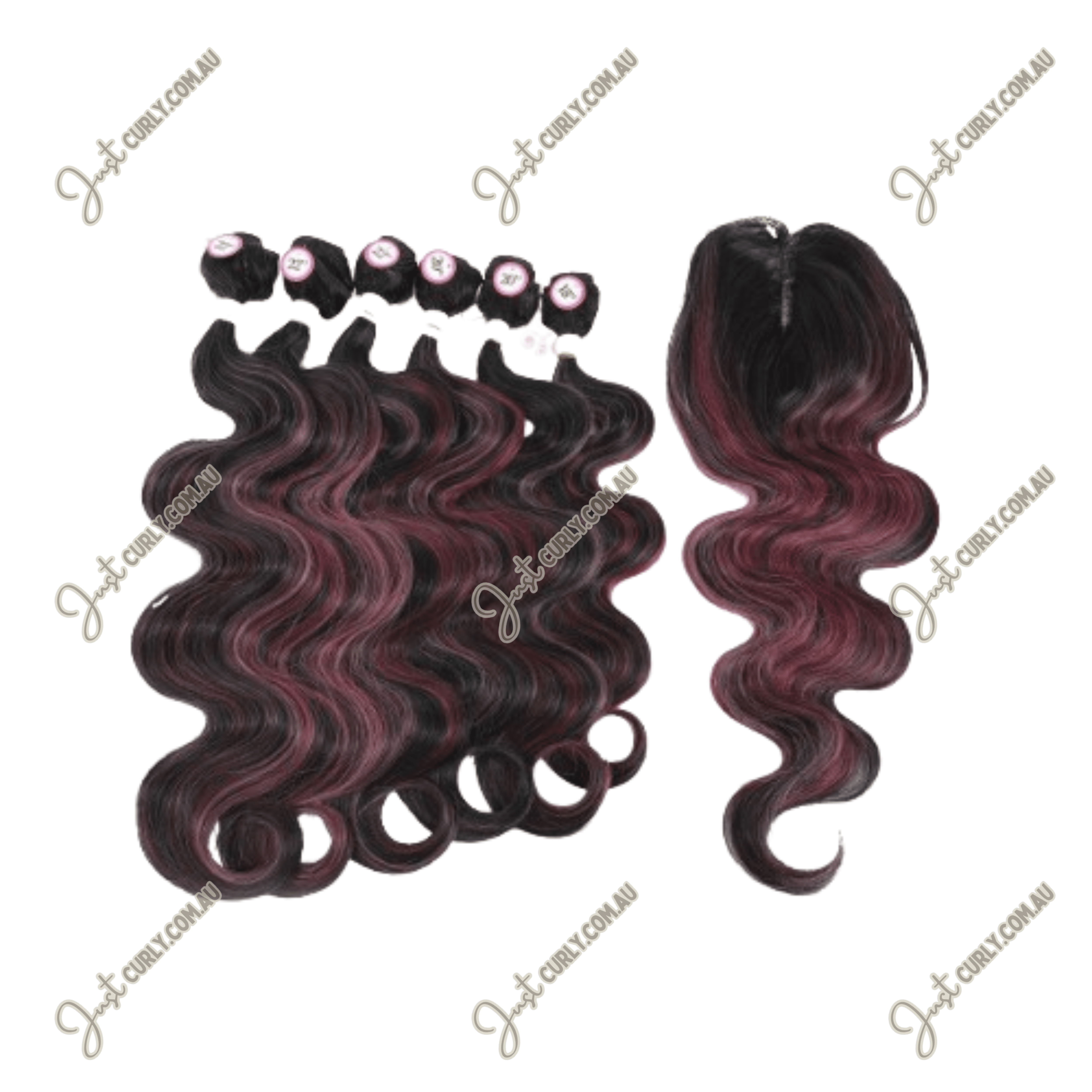 123 Complete 14" 16" 16"18"18" 18" + Closure (Body Wave)