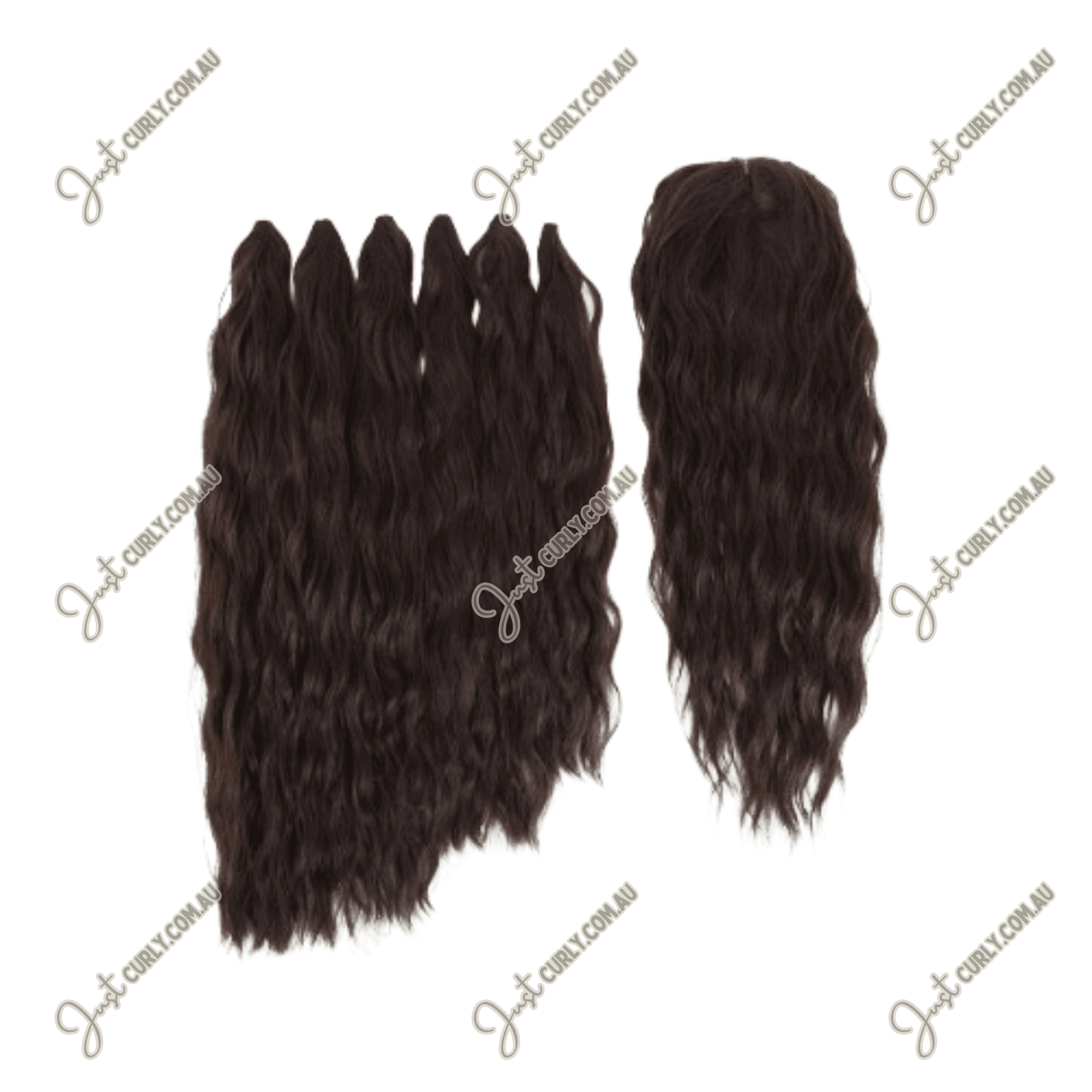 123 Complete 14" 16" 16"18"18" 18" + Closure (Natural Wave)