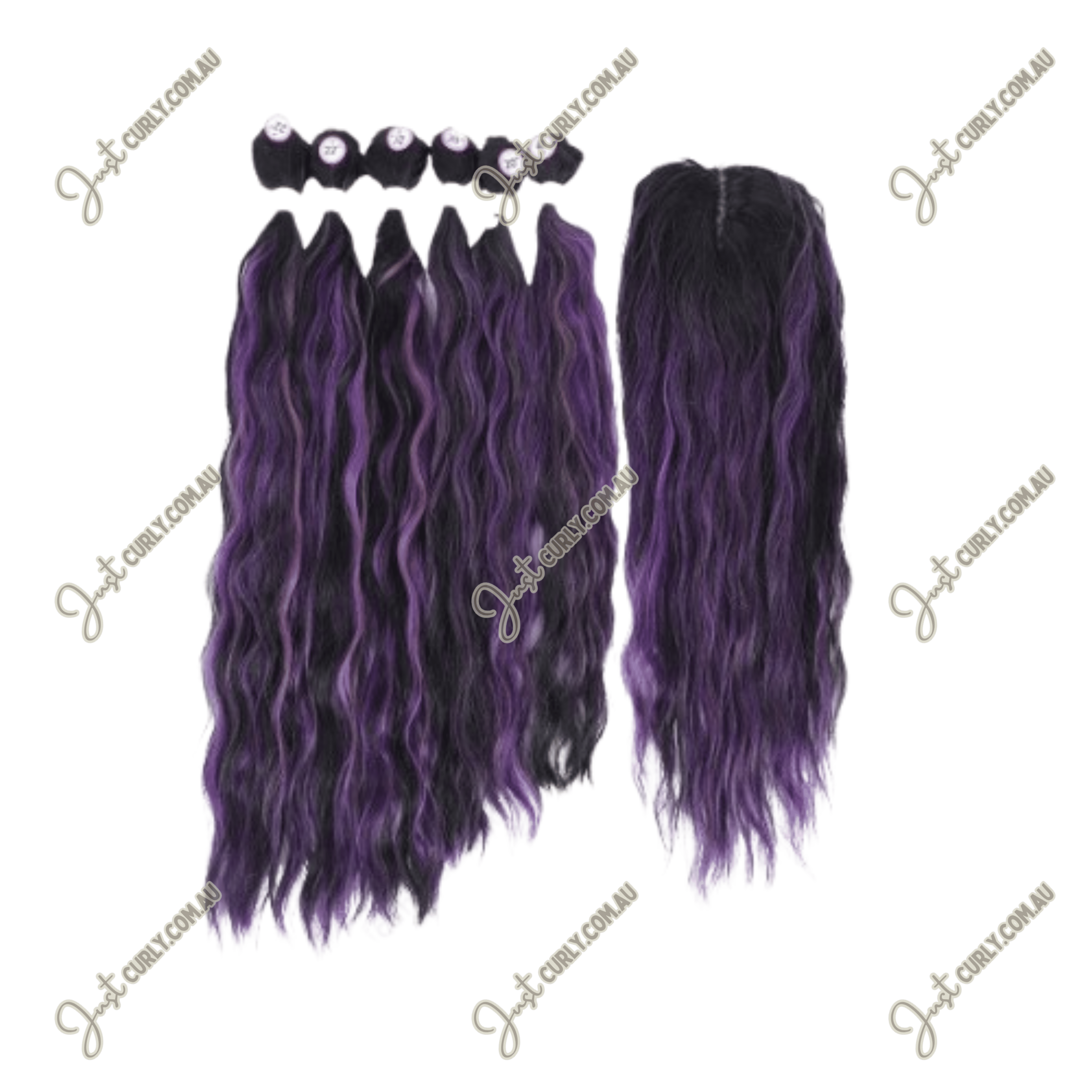 123 Complete 14" 16" 16"18"18" 18" + Closure (Natural Wave)