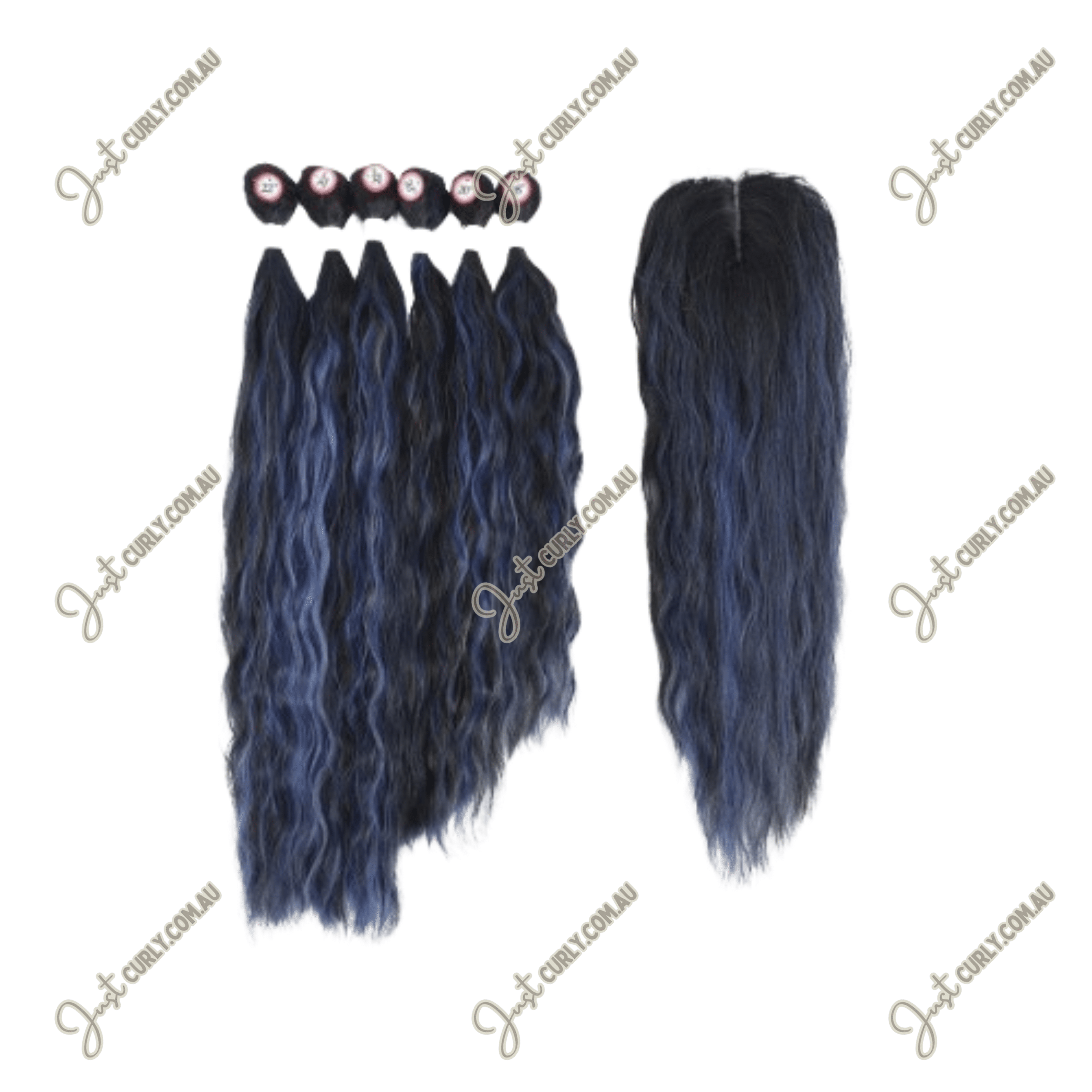 123 Complete 14" 16" 16"18"18" 18" + Closure (Natural Wave)