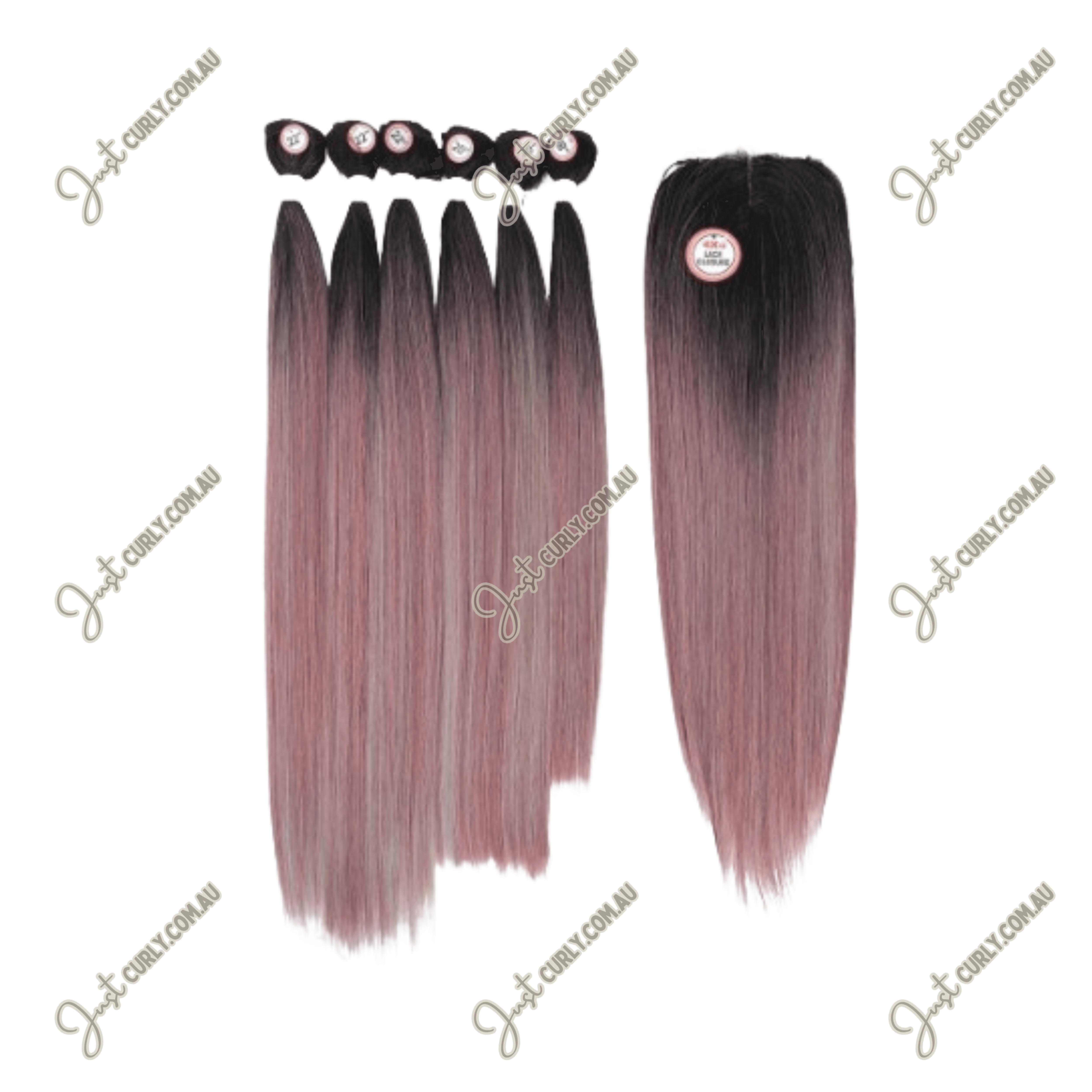 123 Complete 14" 16" 16"18"18" 18" + Closure (Straight)