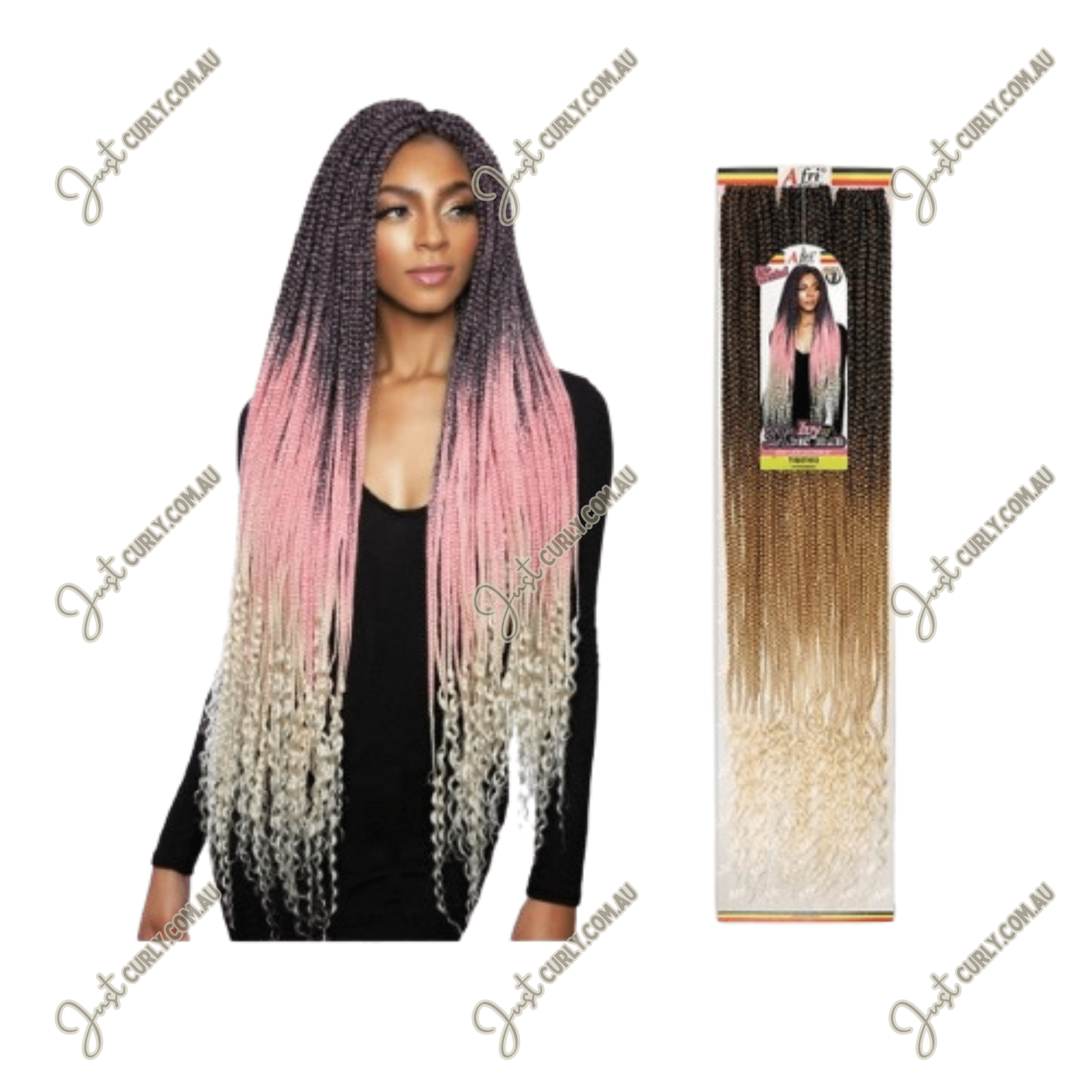 Afri-Naptural Ivy Box Braid 32" 3x