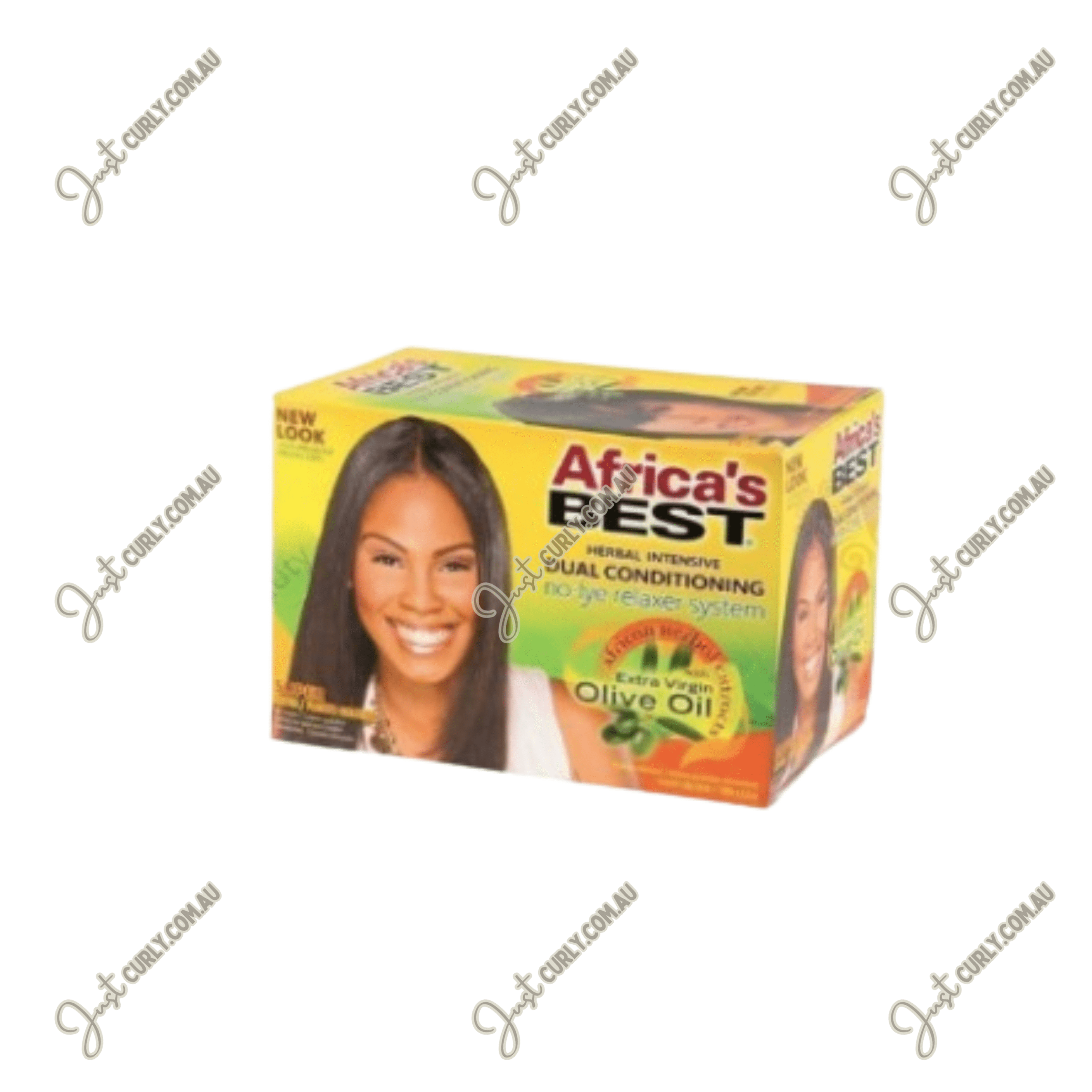 Africa's Best Olive Oil No-lye Relaxer Kit Super