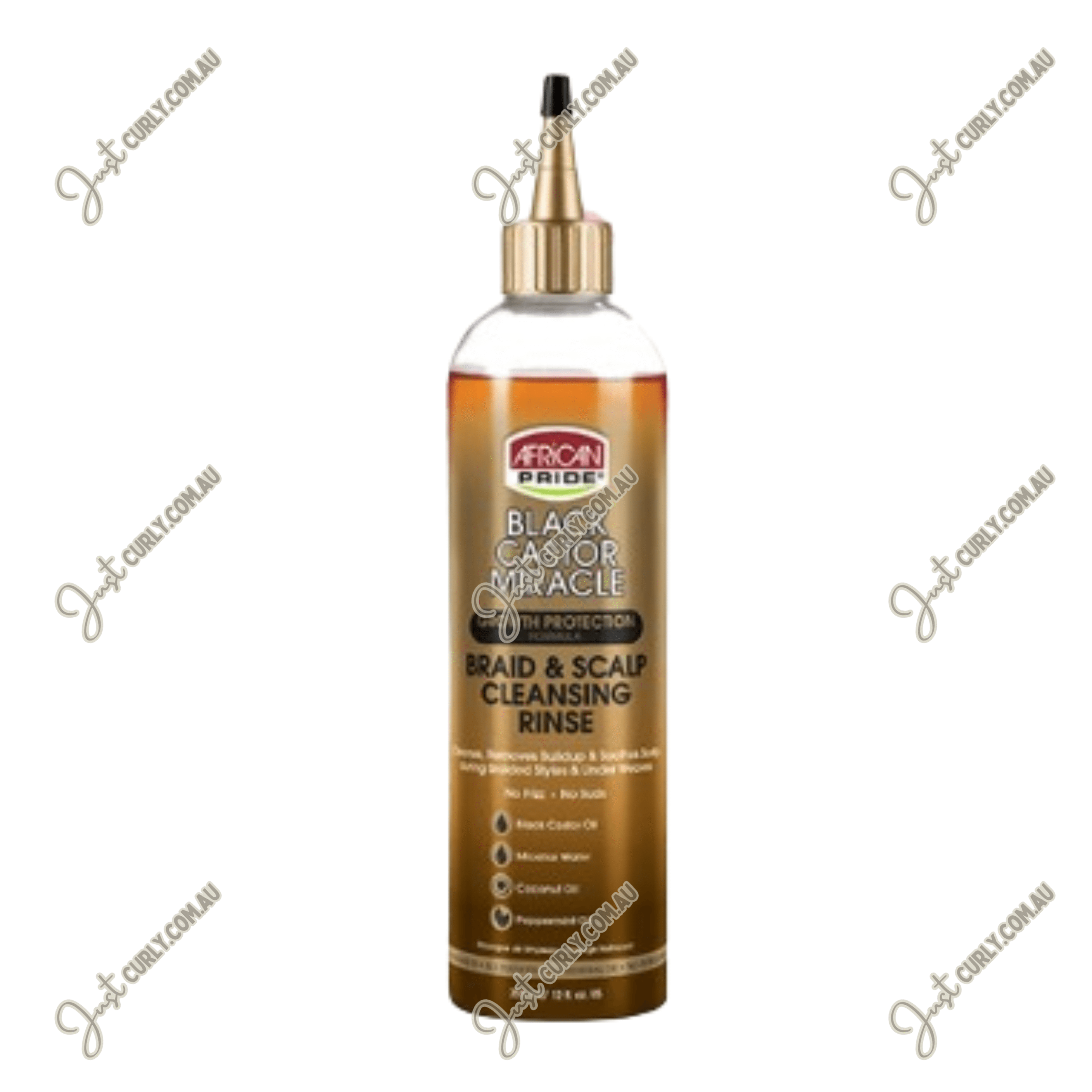 African Pride Black Castor Miracle Braid & Scalp Cleansing Rinse 12oz