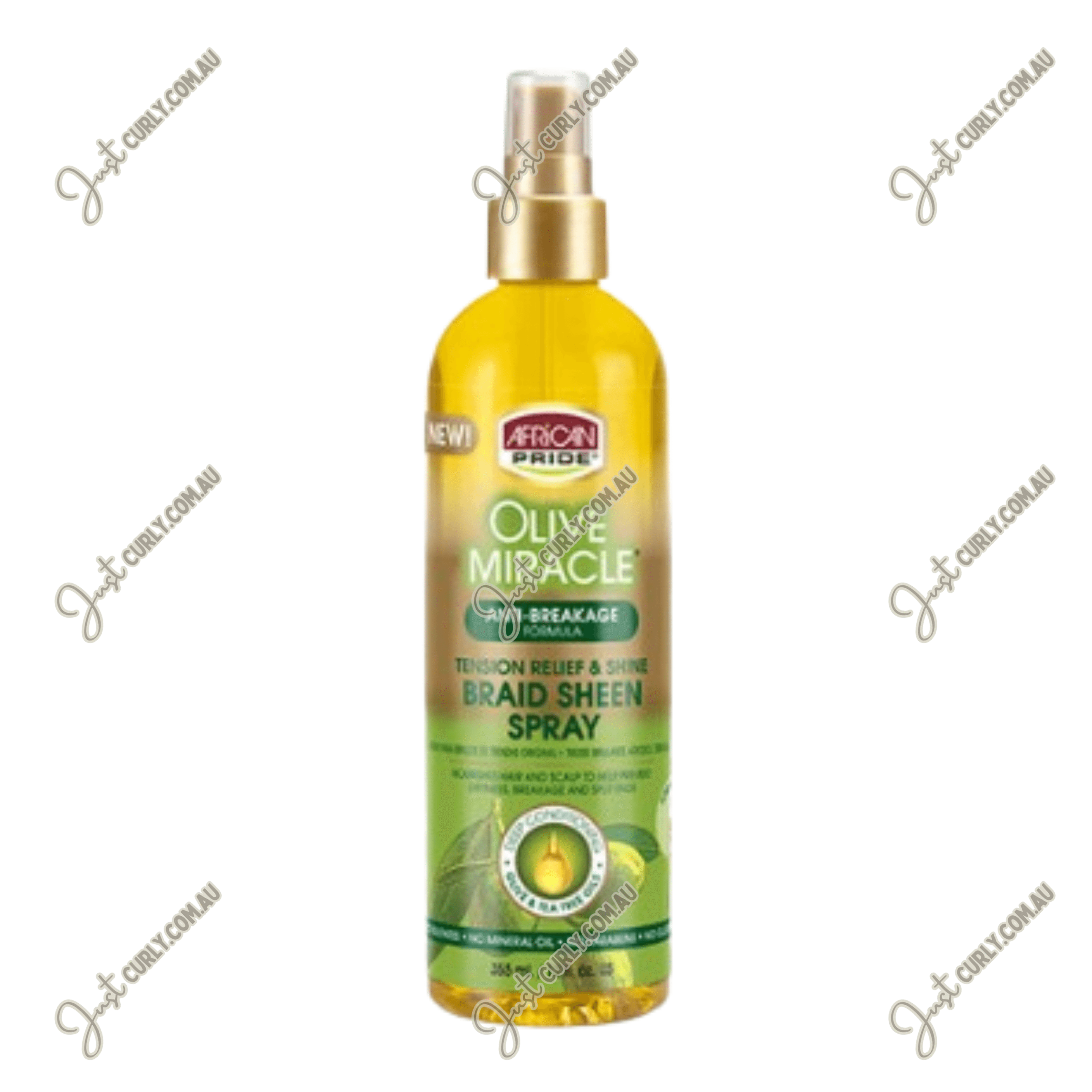African Pride Olive Miracle Braid Sheen Spray 12oz