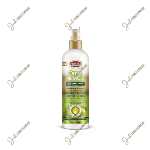 African Pride Olive Miracle Moisture Restore Curl Refresher 12oz - Just Curly
