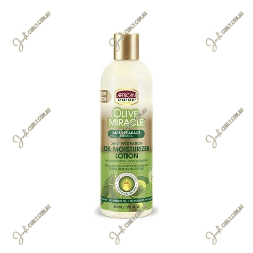 African Pride Olive Miracle Oil Moisturizer lotion 12oz - Just Curly