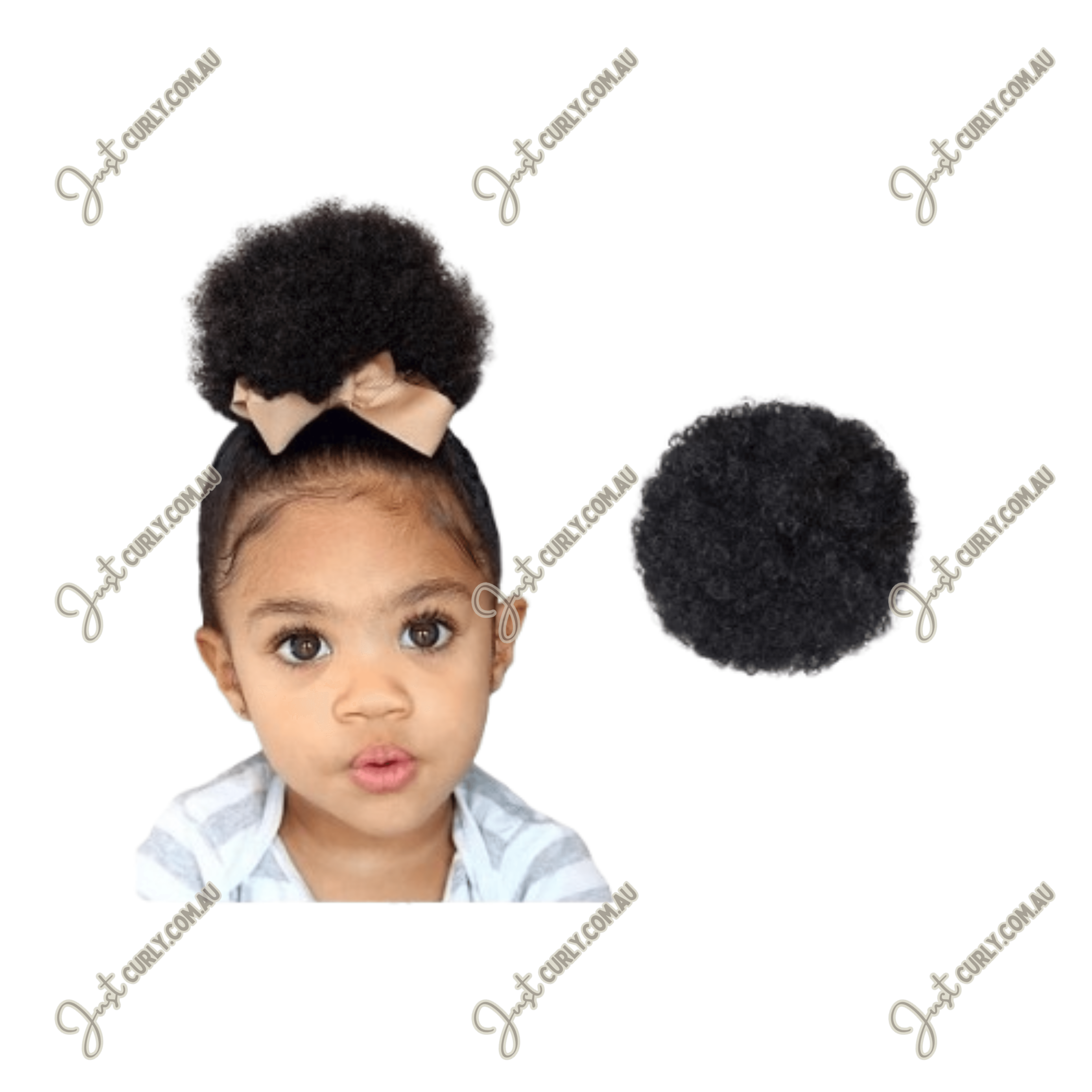 Afro Puff Ponytail (Kids)