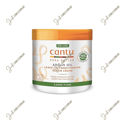 Cantu Argan Oil Leave-in Conditioning Repair Cream 16oz - Just Curly