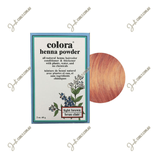 Colora Henna Powder Light Brown 2oz - Just Curly