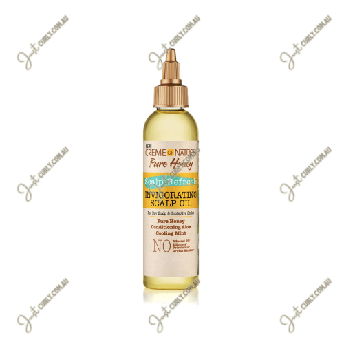 Creme of Nature Pure Honey Scalp Refresh Invigorating Scalp Oil 4oz- Just Curly
