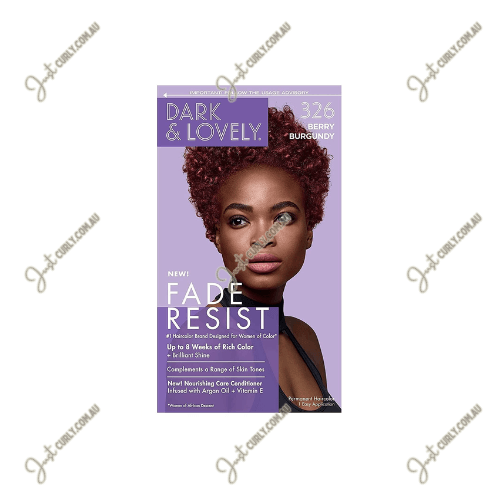 Dark and Lovely Berry Burgundy Hair Colour - Just Curly