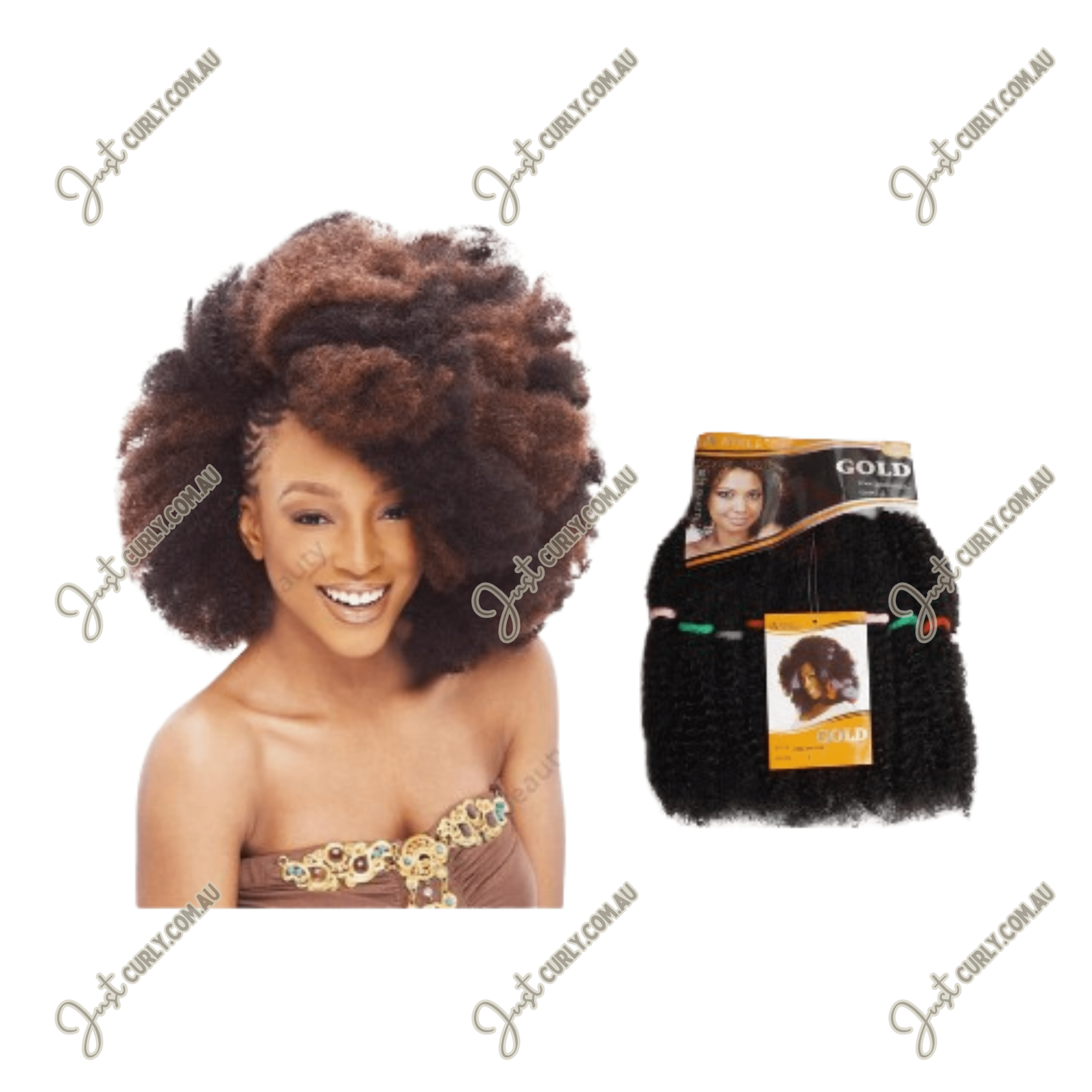 Gold Kinky Bulk (Afro Kinky)