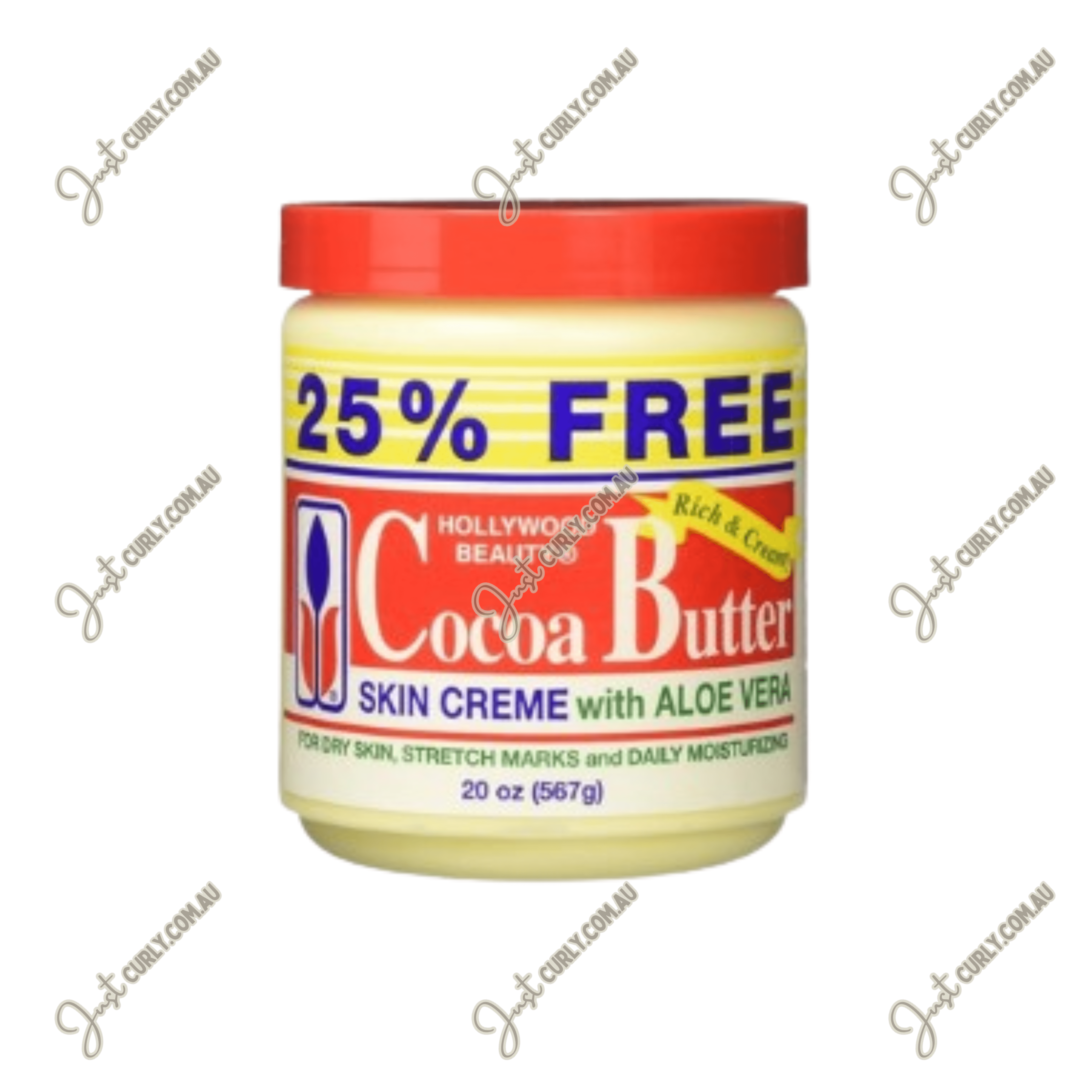 Hollywood Beauty Cocoa Butter Skin Creme with Aloe Vera 20oz