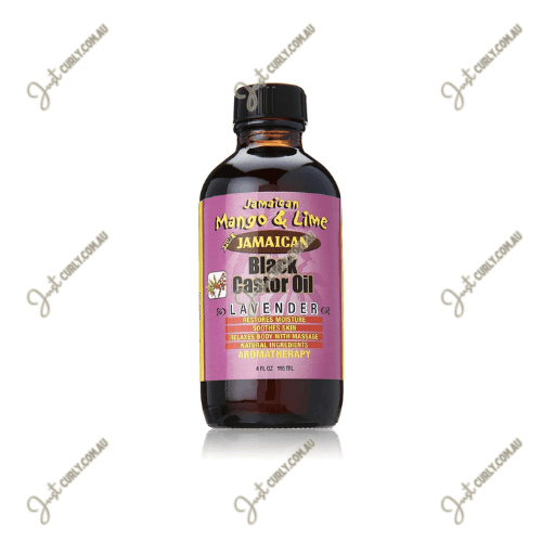 Jamaican Mango & Lime Black Castor Oil Lavender 4oz - Just Curly