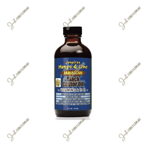 Jamaican Mango & Lime Black Castor Oil +Vitamins ADE 4oz - Just Curly