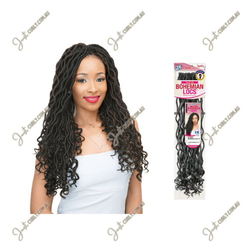 Janet 2x Mambo Curly Bohemian Locs 18" - Just Curly