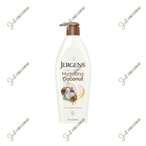 Jergens Hydrating Coconut Moisturizer 16.8oz - Just Curly