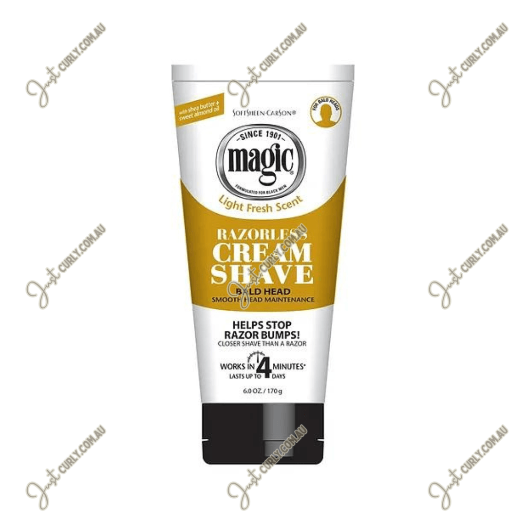 Magic Razorless Cream Shave Smooth Tube 6z - Just Curly