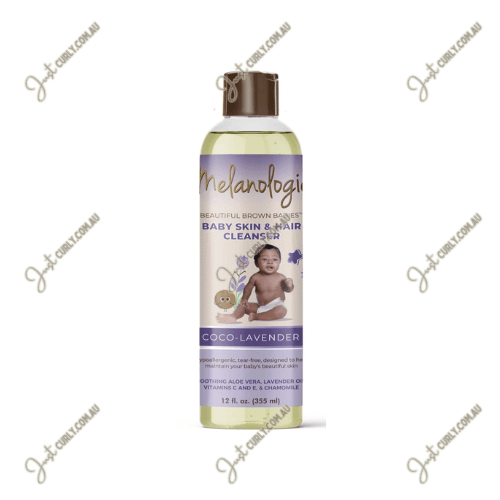 Melanologie Baby Skin & Hair Cleanser 12oz - Just Curly
