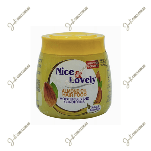 Nice & Lovely almond oil hair food 300ml - Just Curly
