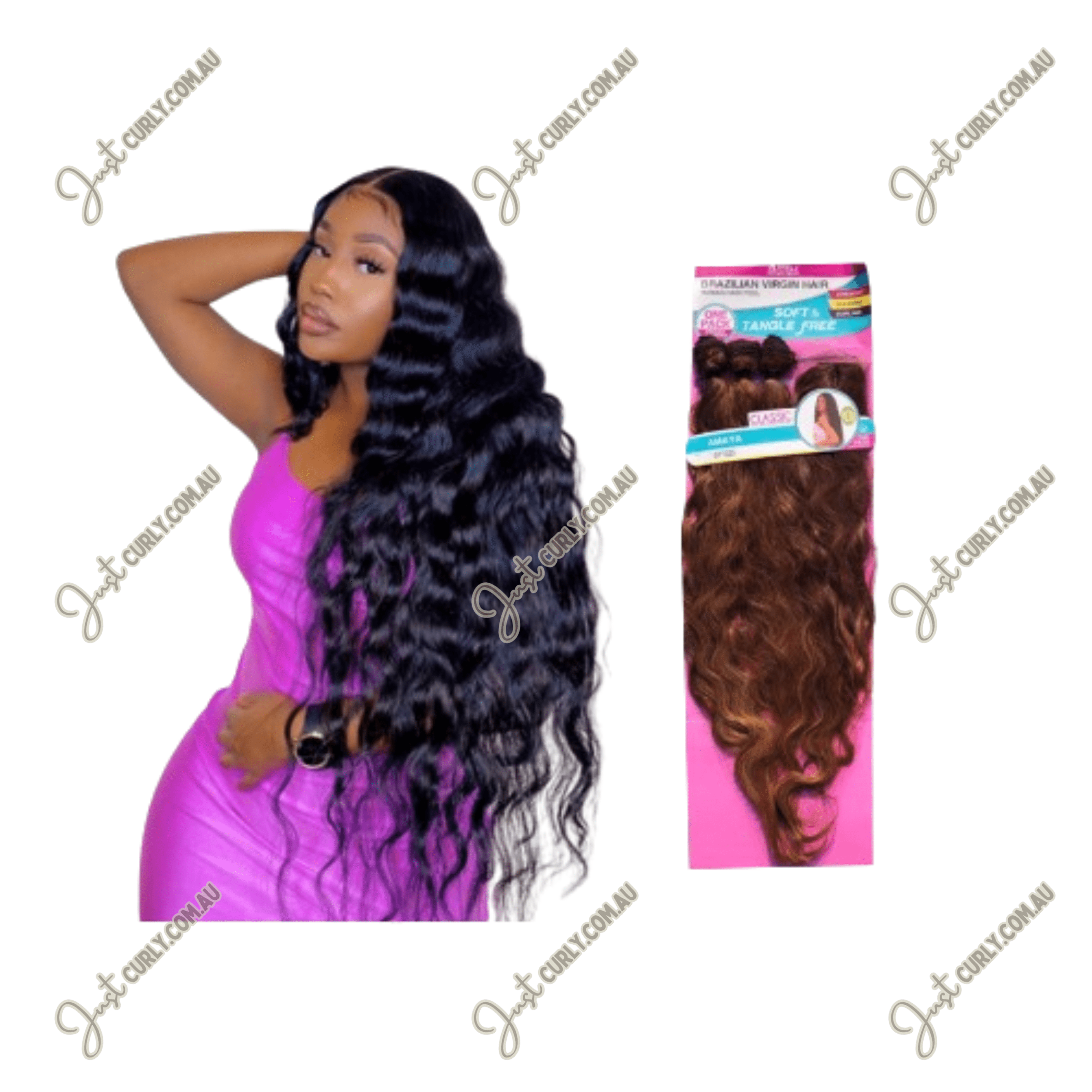 Noble Brazilian Virgin Hair Amaya with Closure 26"