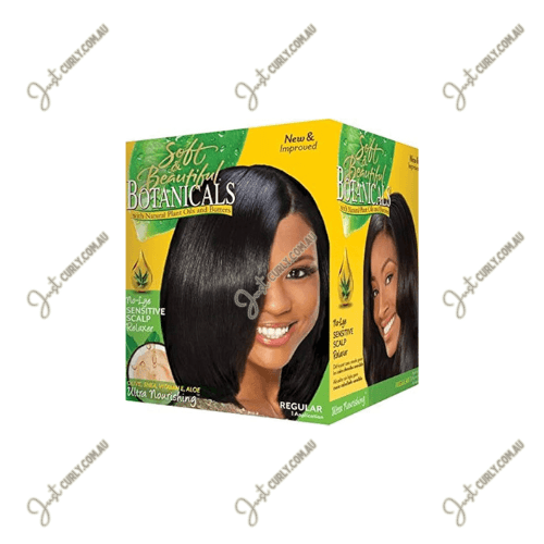 Soft & Beautiful Botanicals No-Lye Sensitive Scalp Relaxer Regular - Just Curly