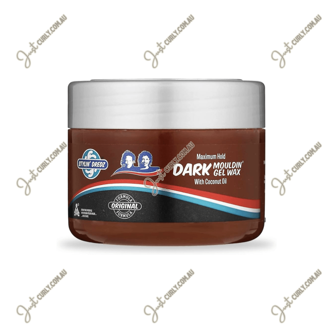 Stylin' Dredz Dark Mouldin Gel Wax 8.45oz - JustCurly