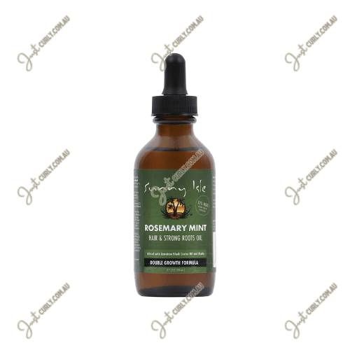 Sunny Isle Rosemary Mint Hair & Strong Roots Oil 3oz - Just Curly