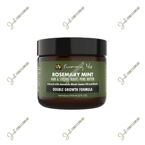 Sunny Isle Rosemary Mint Hair & Strong Roots Pure Butter 2oz - Just Curly