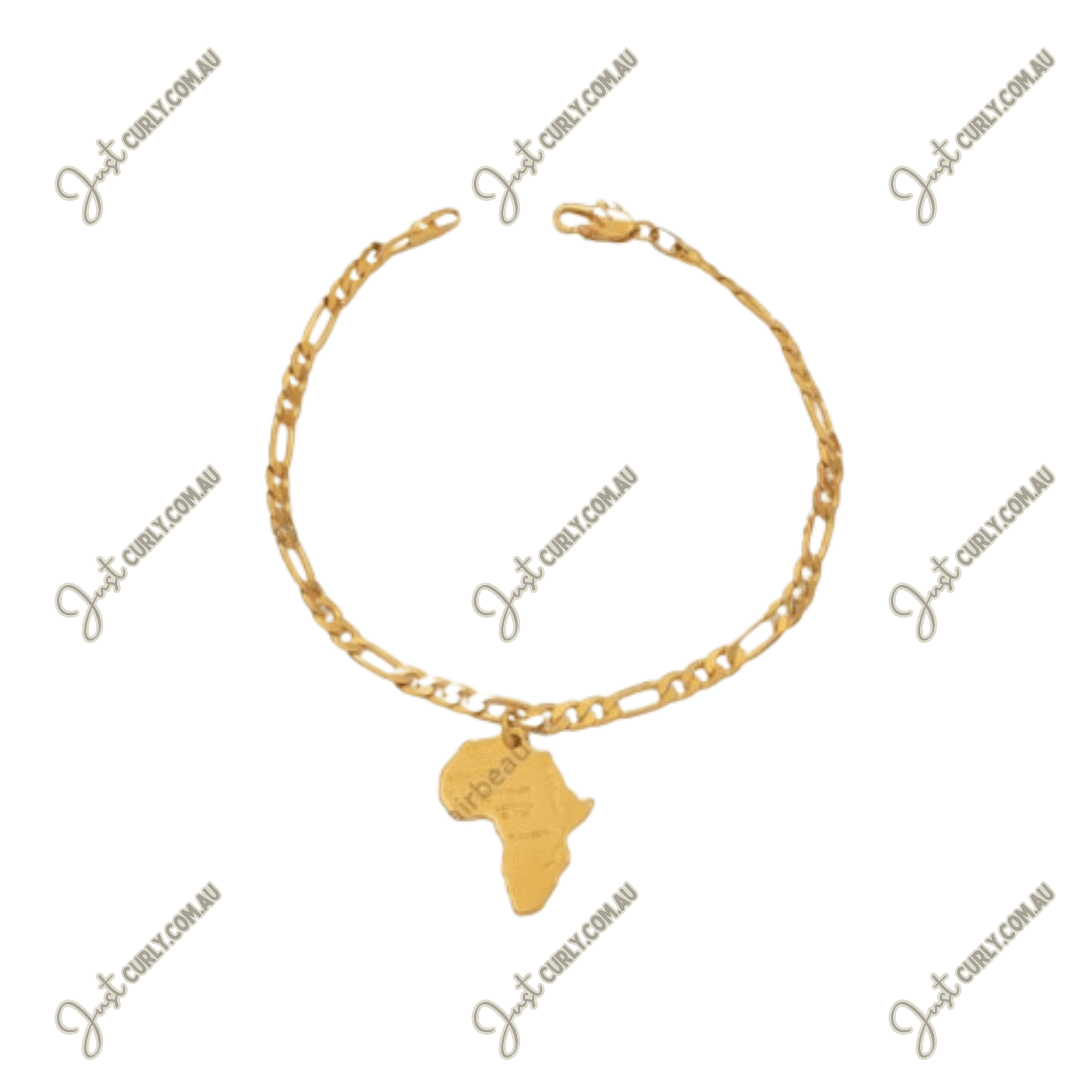Unisex Gold Colour Africa Bracelet/Choker