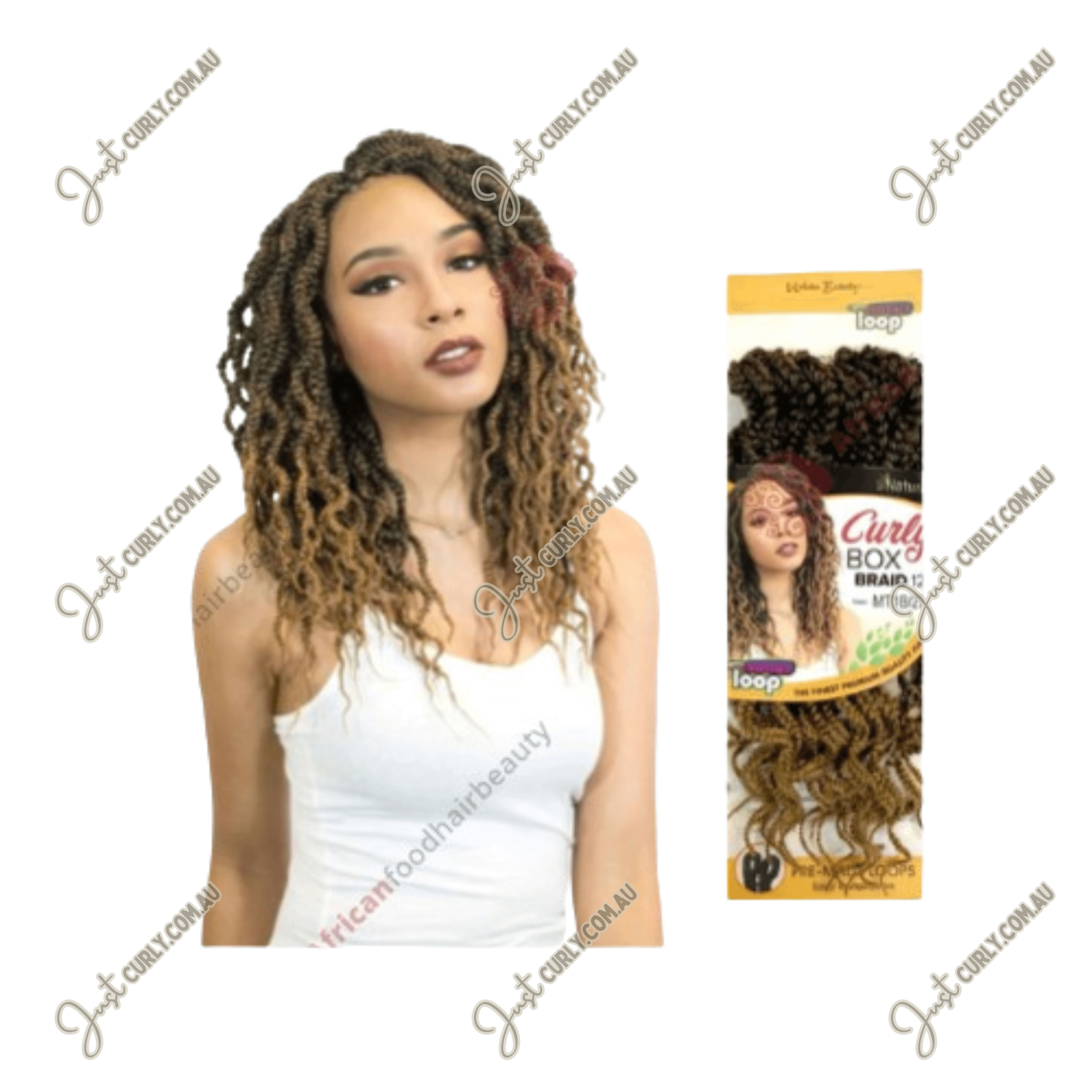 Urban Beauty Curly box braid 12"