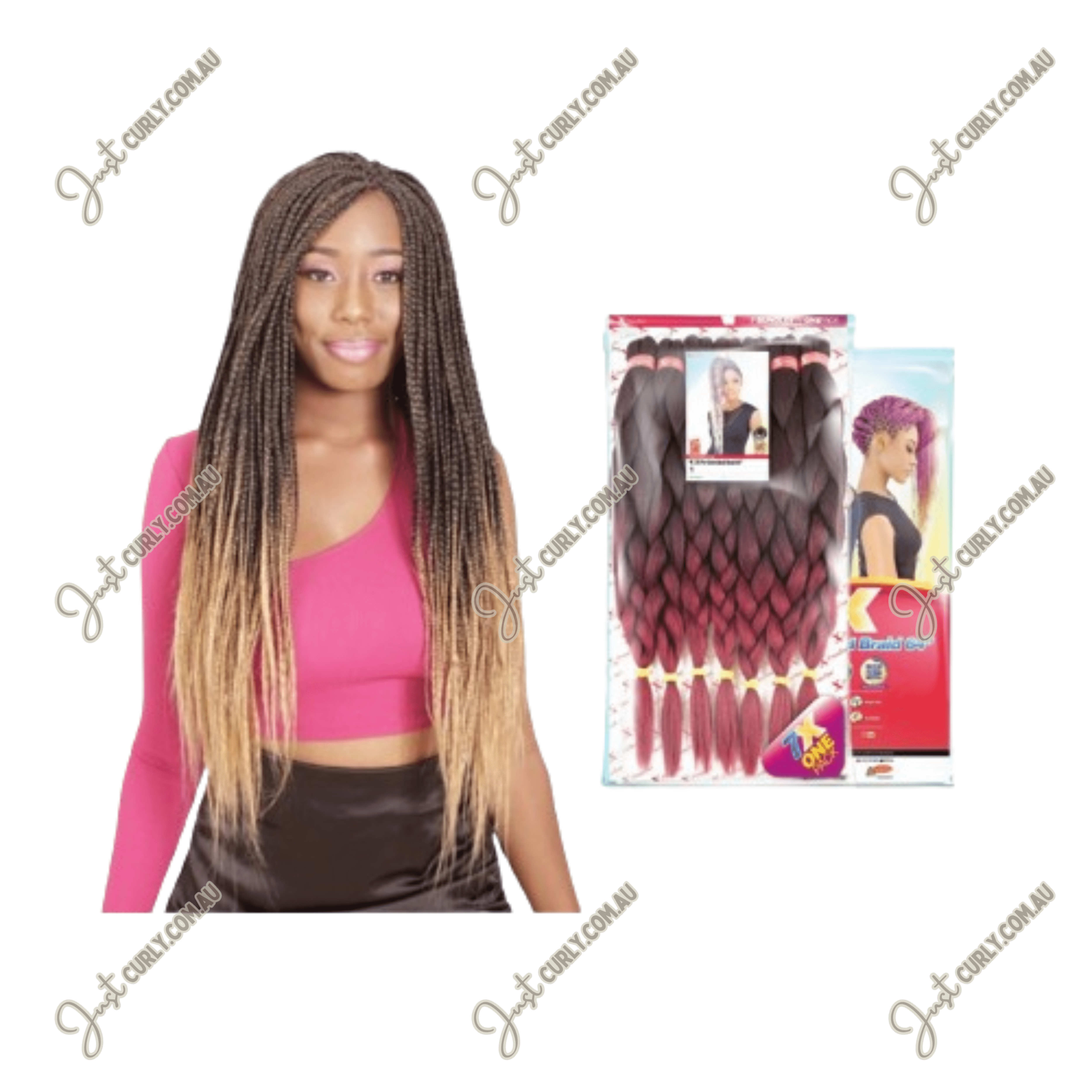 Xpression 7x Pre-Stretched Braid 52"