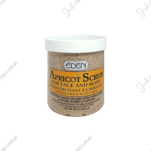 Eden apricot scrub (for face & body) 16oz - Just Curly