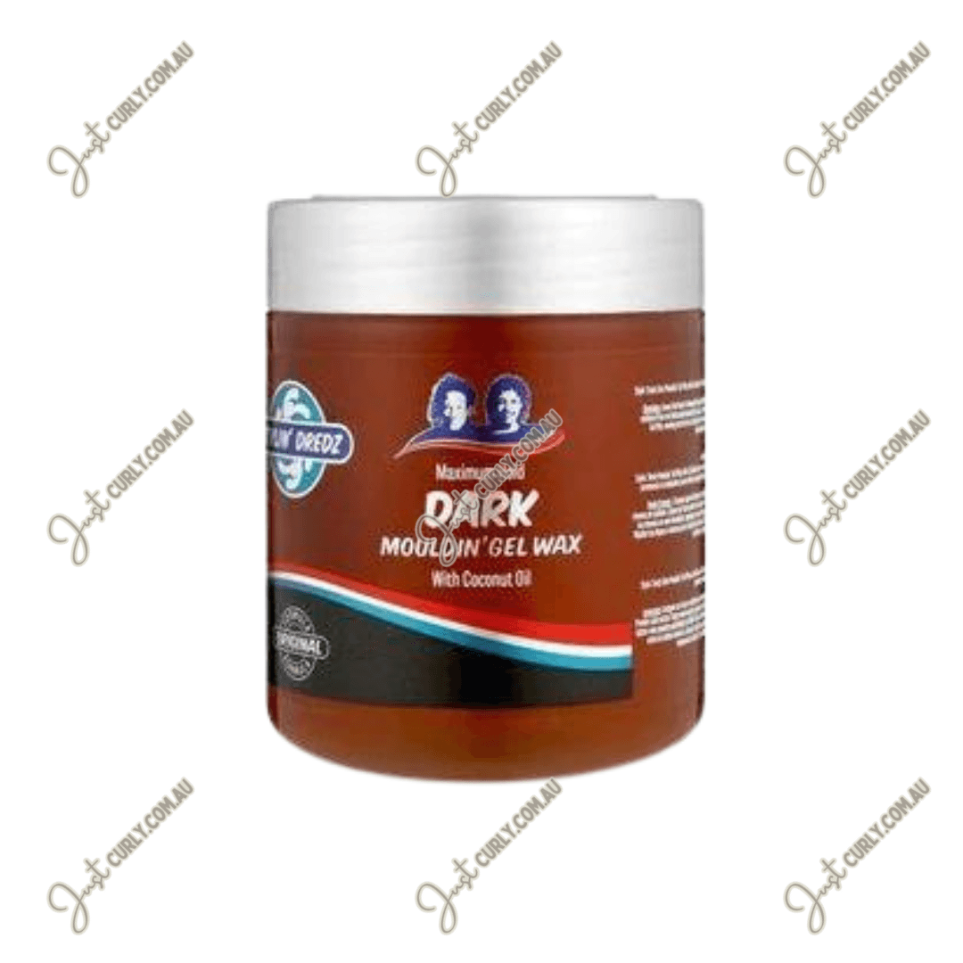 Stylin' Dredz Dark Mouldin Gel Wax (500ml) 16.91oz - Just Curly